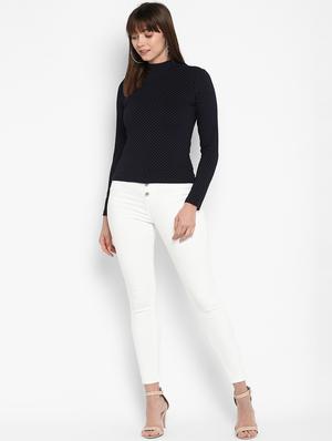 high rise ankle length jeans - 16945505 - Standard Image - 4