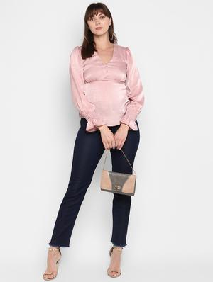high rise frayed hem jeans - 16945508 - Standard Image - 4