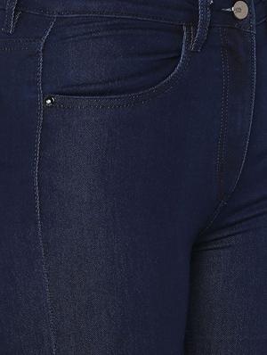 high rise frayed hem jeans - 16945508 - Standard Image - 5