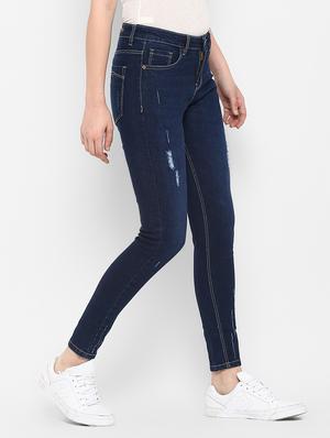 mid rise distressed jeans - 16945523 - Standard Image - 2