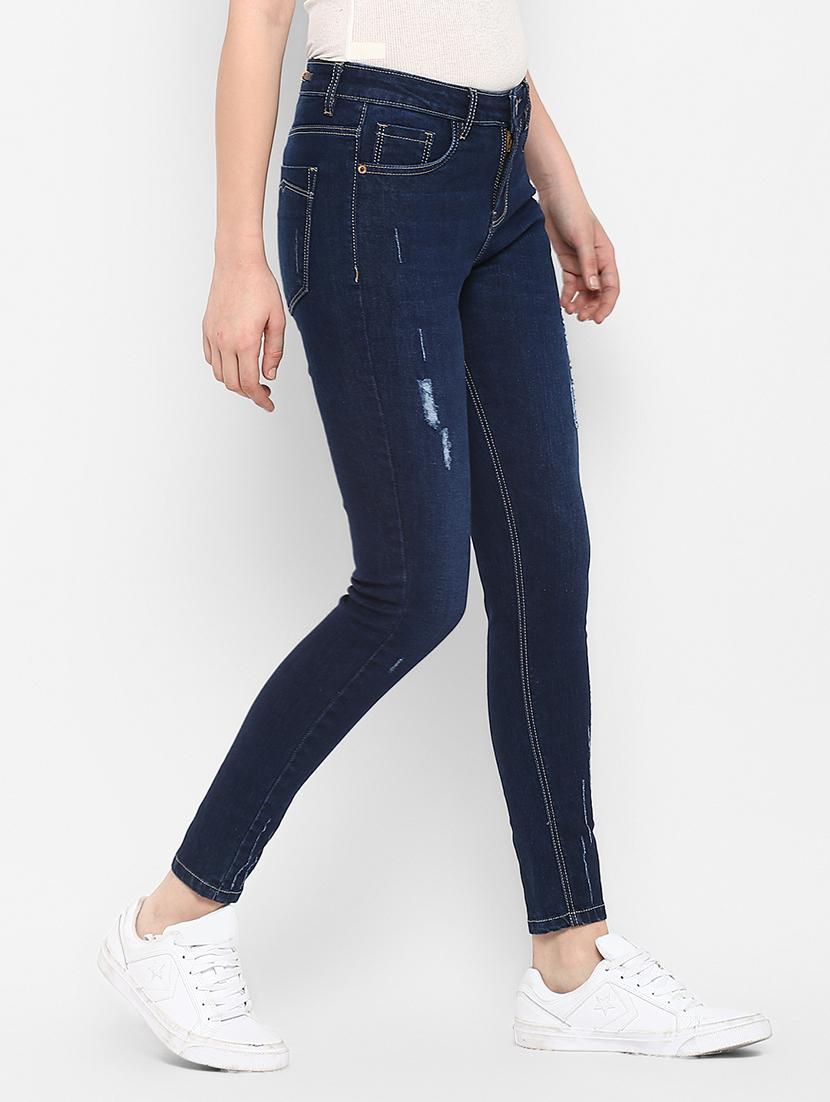 mid rise distressed jeans - 16945523 - Zoom Image - 2