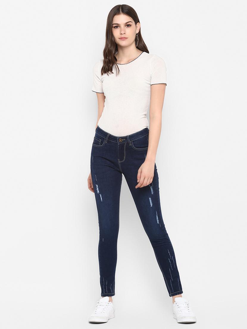 mid rise distressed jeans - 16945523 - Zoom Image - 4