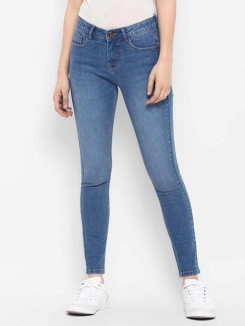 mid rise stone washed jeans - 16945524 - Zoom Image - 1