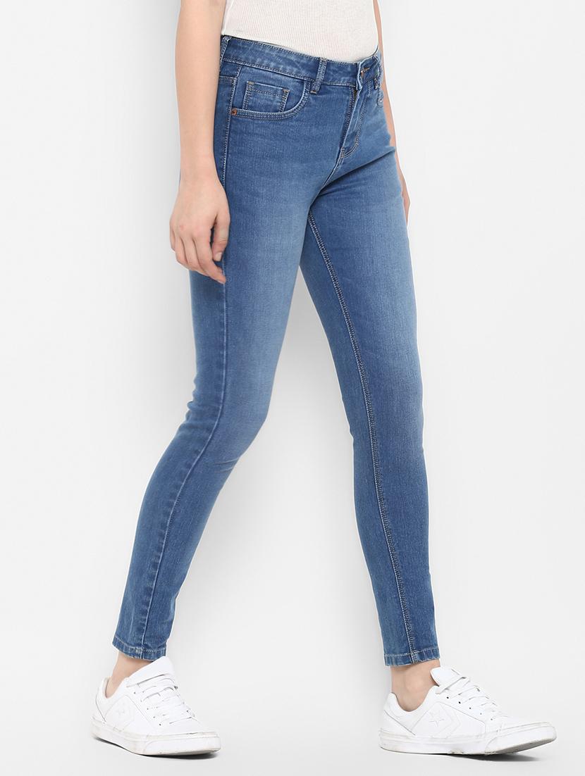 mid rise stone washed jeans - 16945524 - Zoom Image - 2