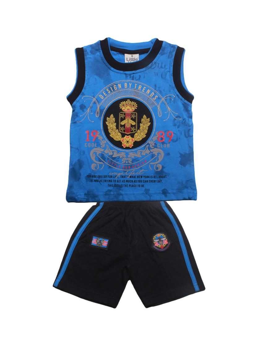 blue cotton dungarees twin sets - 16945542 - Zoom Image - 1