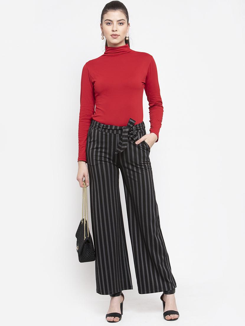 tie front striped palazzo - 16945589 - Zoom Image - 4