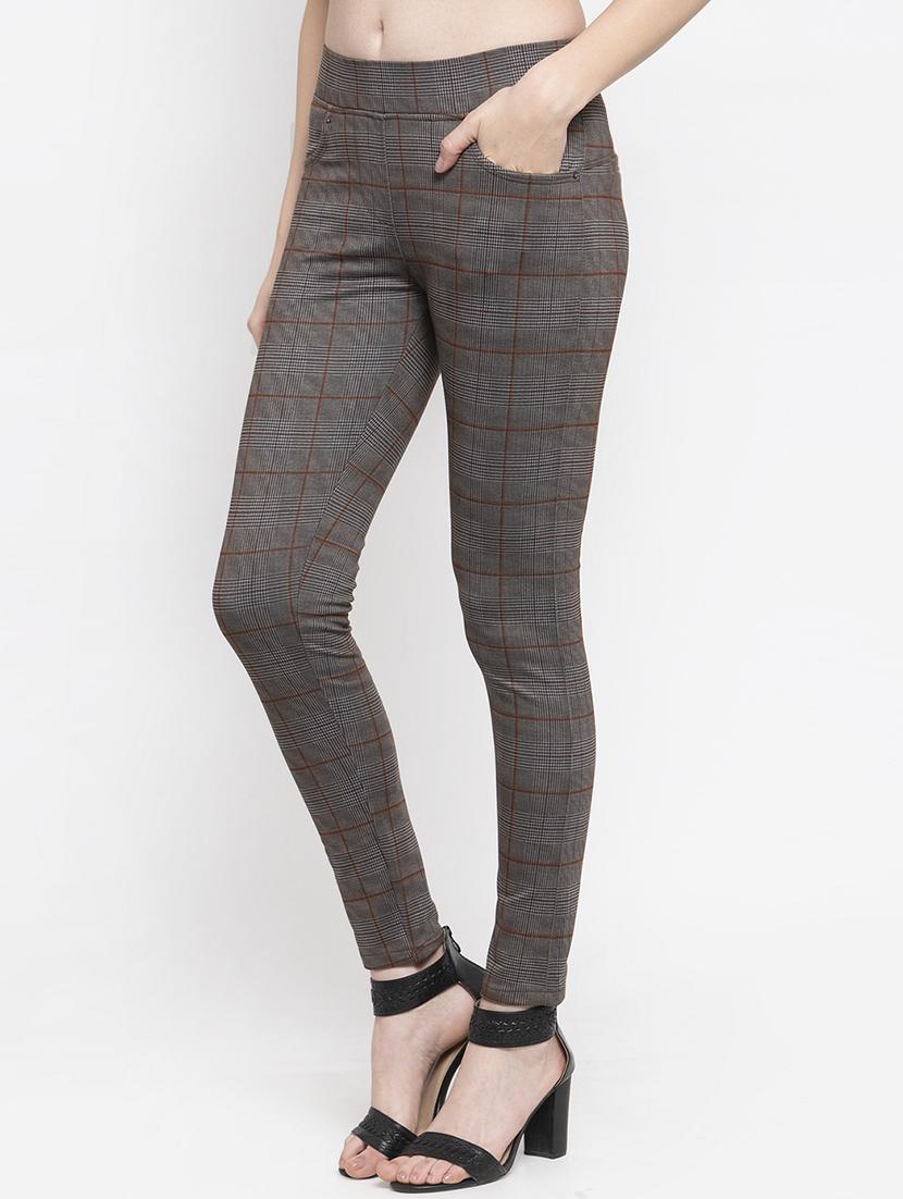 mid rise checkered jegging - 16945592 - Zoom Image - 2