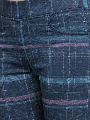 mid rise checkered jegging - 16945594 - Standard Image - 5