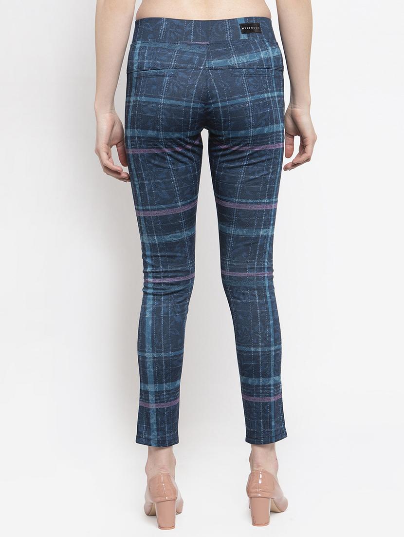 mid rise checkered jegging - 16945594 - Zoom Image - 3