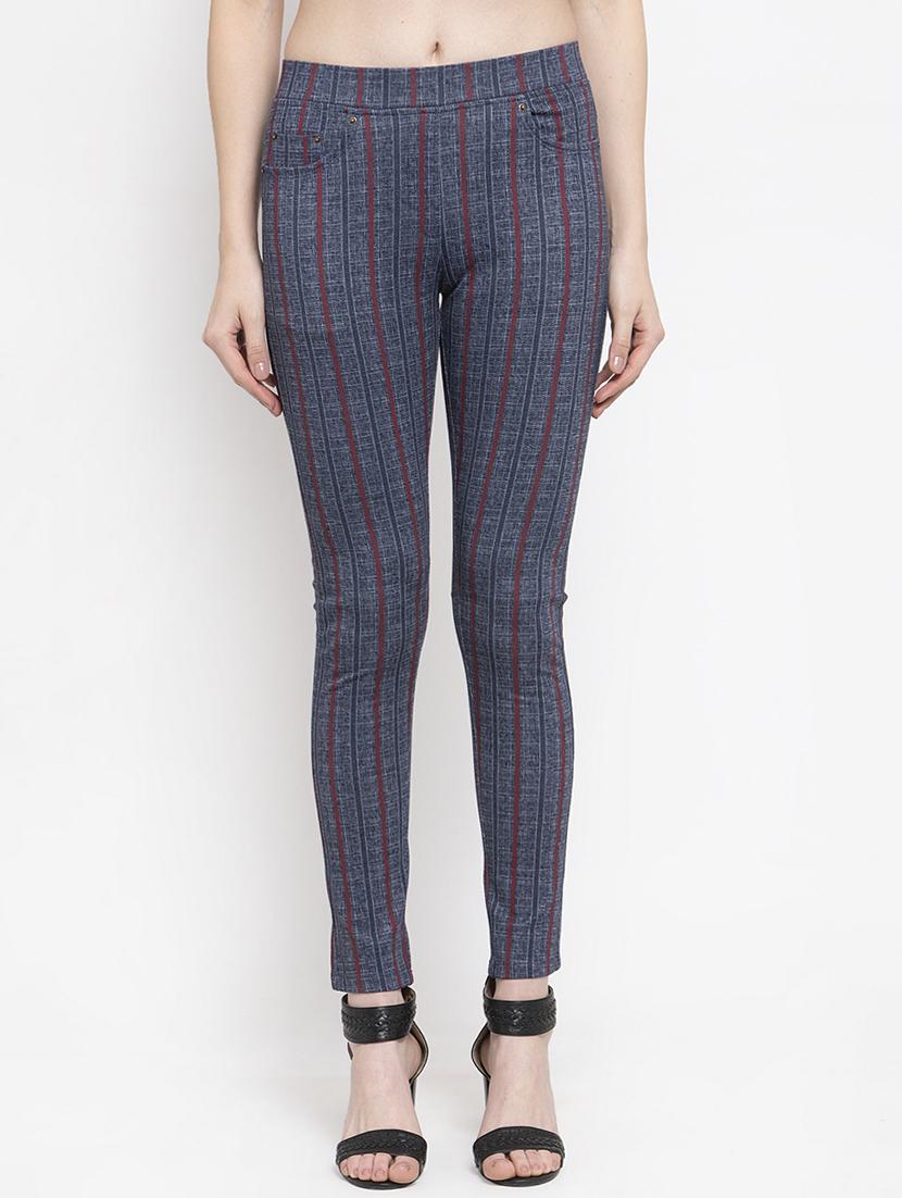 mid rise checkered trouser - 16945601 - Zoom Image - 1