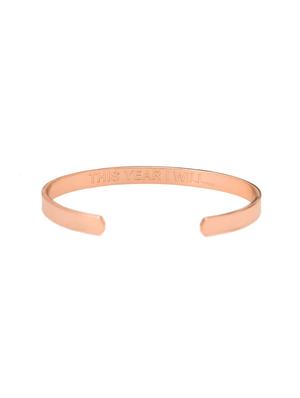pink brass cuffs bracelet - 16945945 - Standard Image - 3