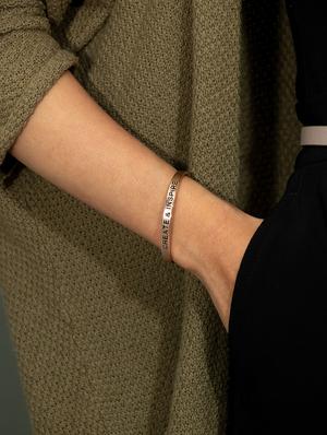 pink brass cuffs bracelet - 16945945 - Standard Image - 4