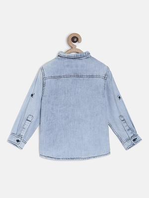 light blue cotton shirt - 16947001 - Standard Image - 2