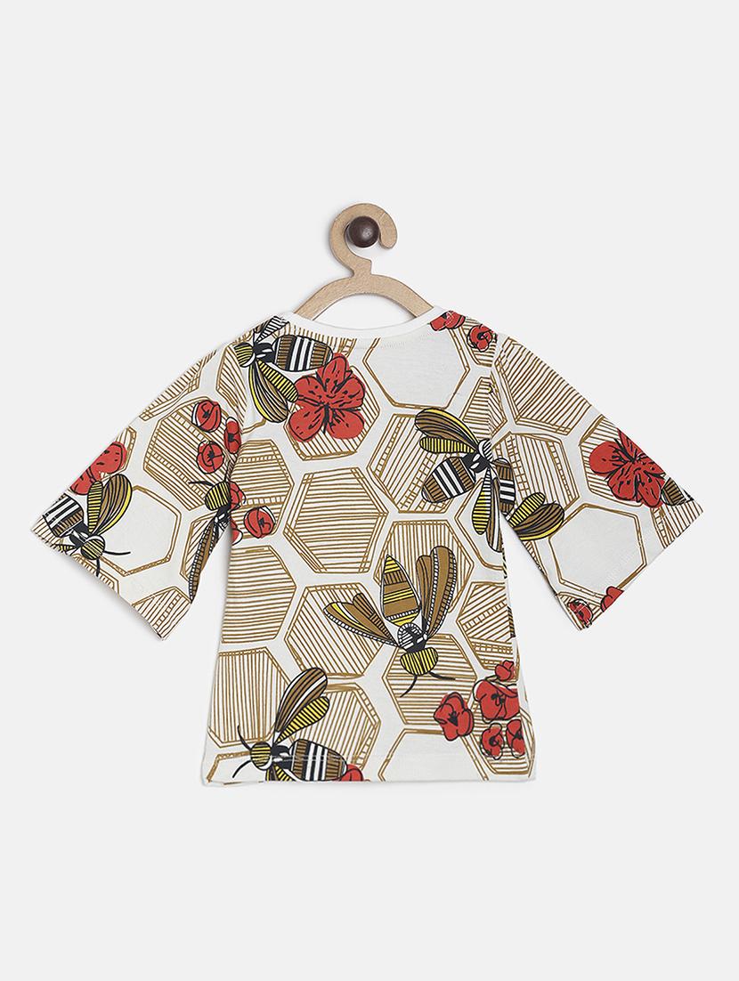white cotton regular top - 16947006 - Zoom Image - 2