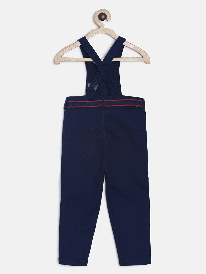 blue cotton dungarees twin set - 16947346 - Zoom Image - 2