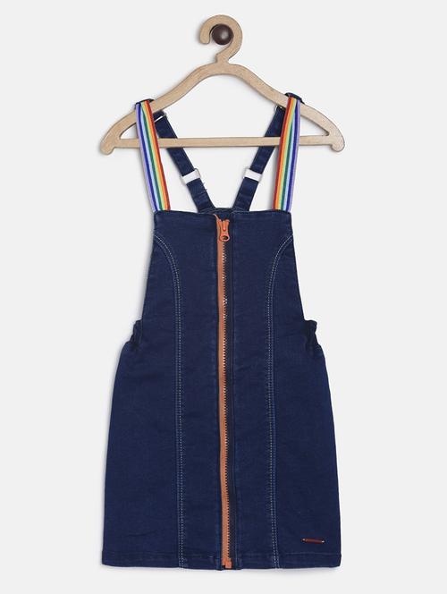 blue cotton dungarees twin set - 16947347 - Standard Image - 1