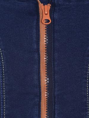 blue cotton dungarees twin set - 16947347 - Standard Image - 3