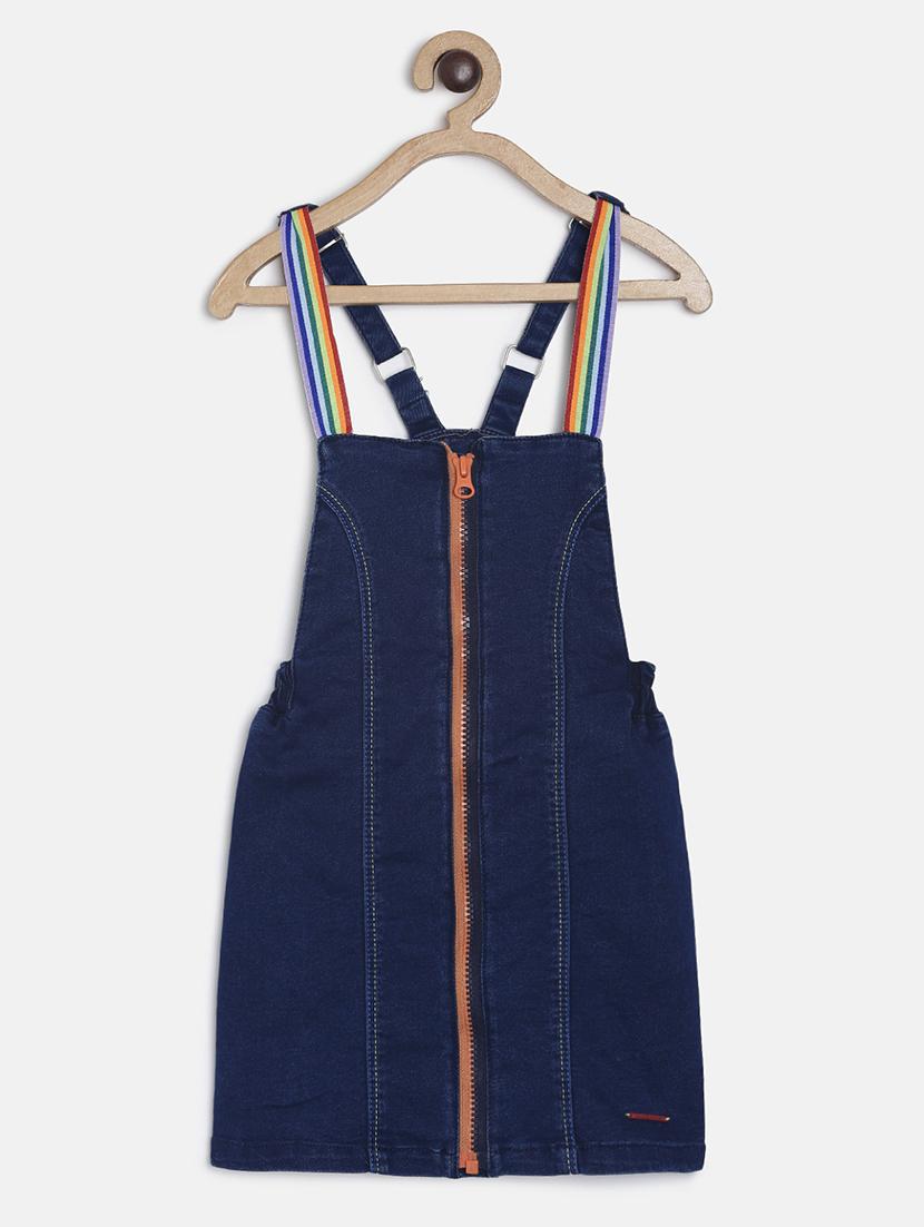 blue cotton dungarees twin set - 16947347 - Zoom Image - 1