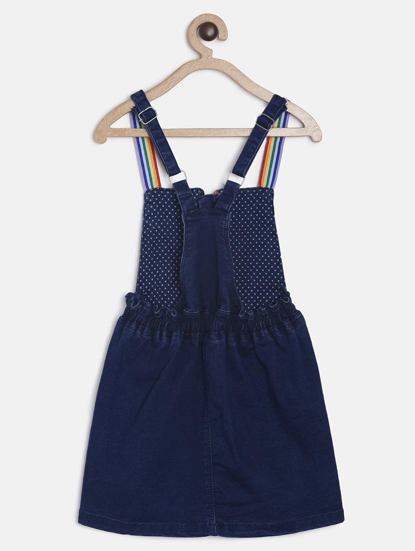 blue cotton dungarees twin set - 16947347 - Zoom Image - 2