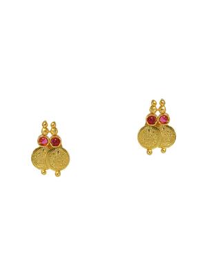 gold metal long necklace - 16947476 - Standard Image - 3