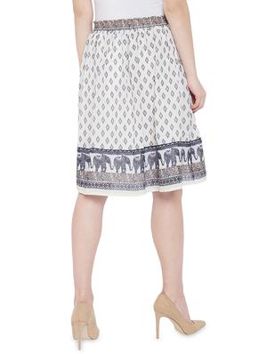 mid rise flared skirt - 16947694 - Standard Image - 3