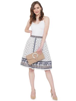 mid rise flared skirt - 16947694 - Standard Image - 4