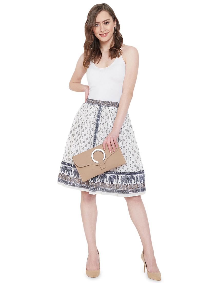 mid rise flared skirt - 16947694 - Zoom Image - 4