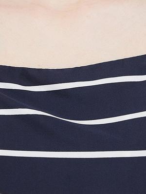 square neck striped jumpsuit - 16947701 - Standard Image - 4