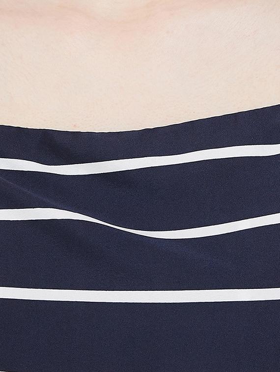 square neck striped jumpsuit - 16947701 - Zoom Image - 4