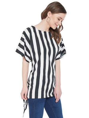 side tie up striped top - 16947713 - Standard Image - 2