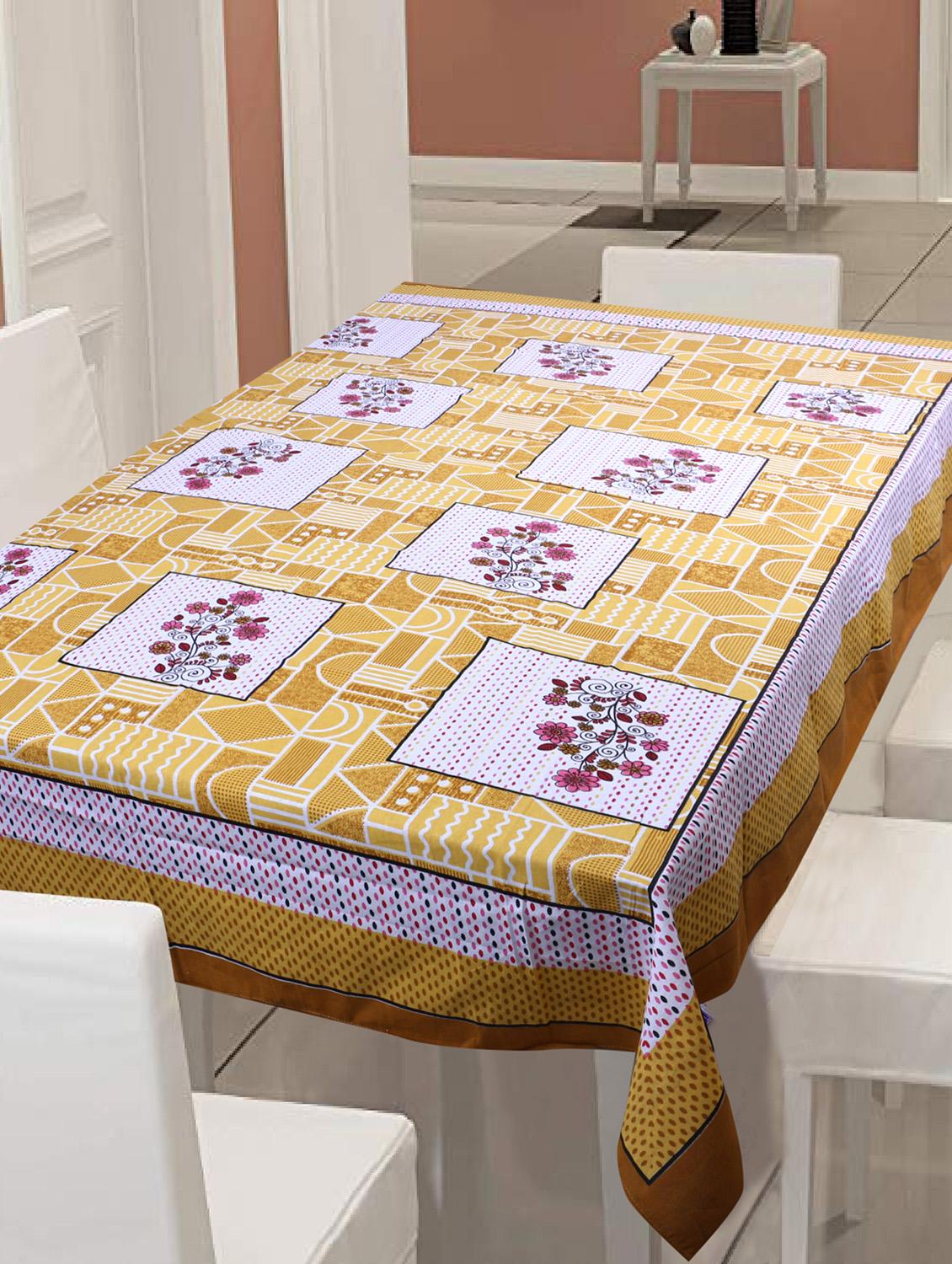 cotton jaipuri print 6 to 8 seater table cloth cover - 16947967 - Zoom Image - 1