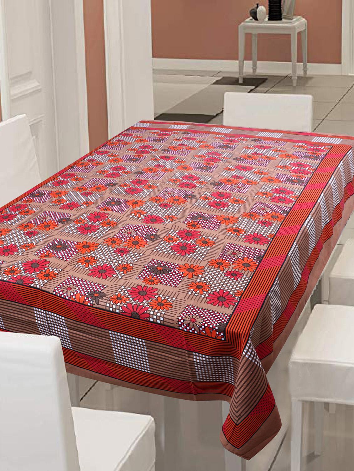 cotton jaipuri print 6 to 8 seater table cloth cover - 16947979 - Zoom Image - 1