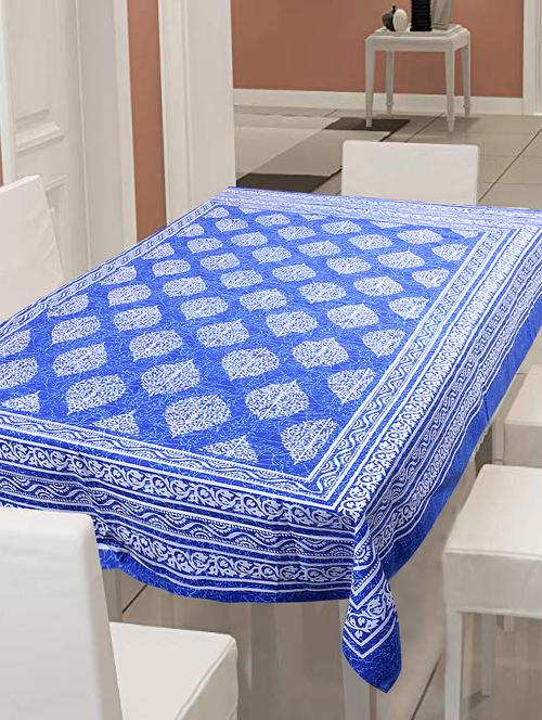 cotton jaipuri print 6 to 8 seater table cloth cover - 16947985 - Standard Image - 1