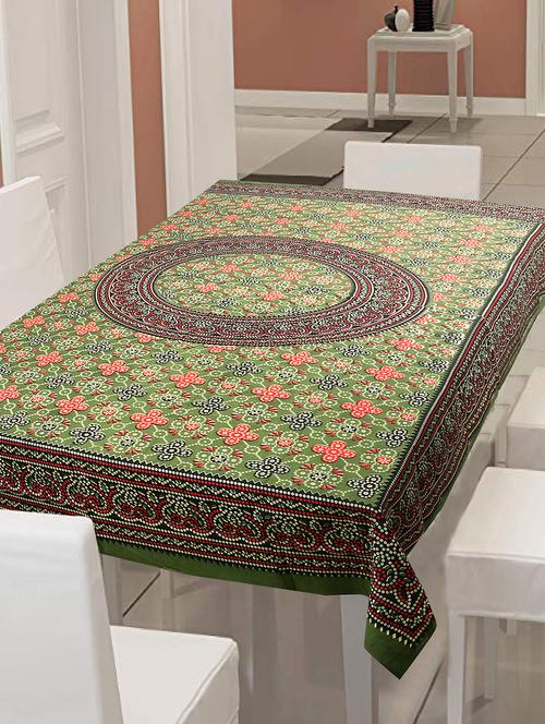 cotton jaipuri print 6 to 8 seater table cloth cover - 16947997 - Standard Image - 1