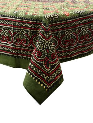 cotton jaipuri print 6 to 8 seater table cloth cover - 16947997 - Standard Image - 3