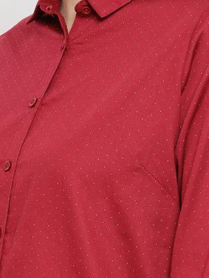 long sleeved polka dot shirt - 16948604 - Standard Image - 6