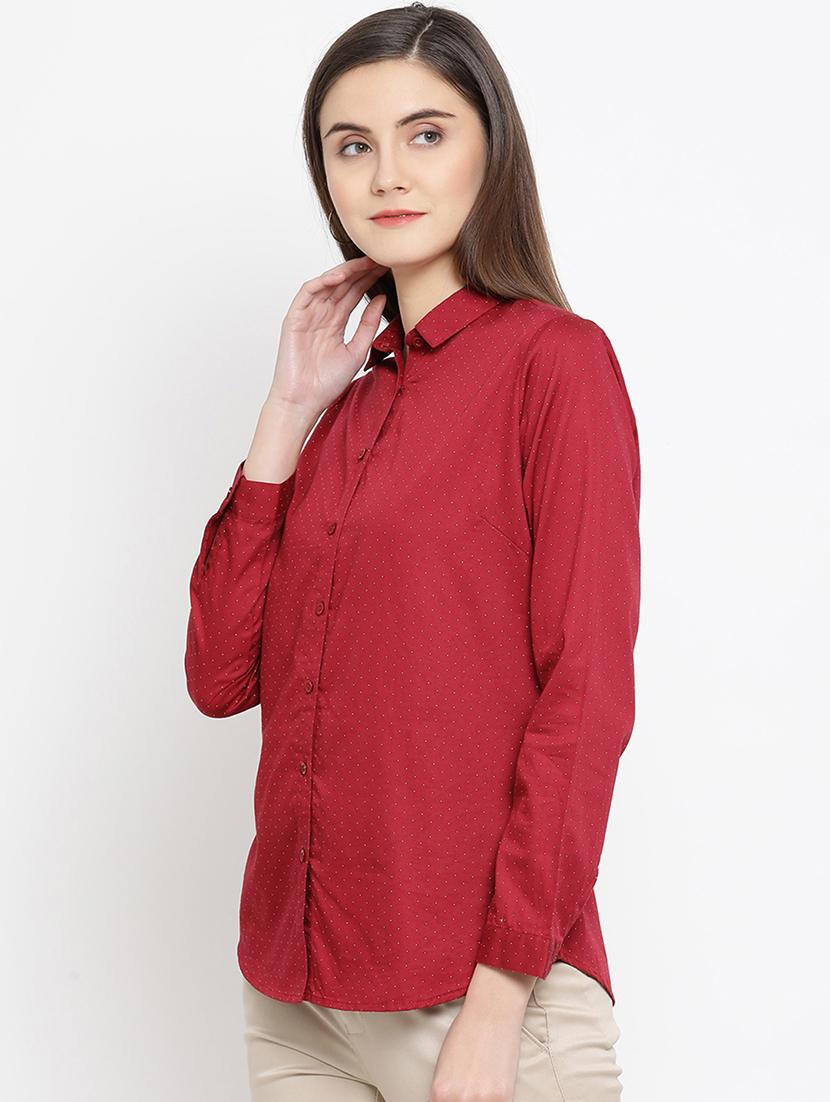 long sleeved polka dot shirt - 16948604 - Zoom Image - 2