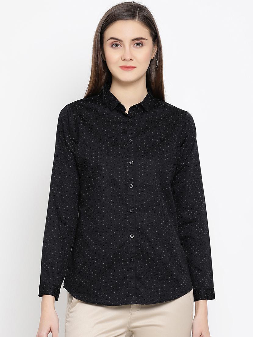 long sleeved polka dot shirt - 16948605 - Zoom Image - 1