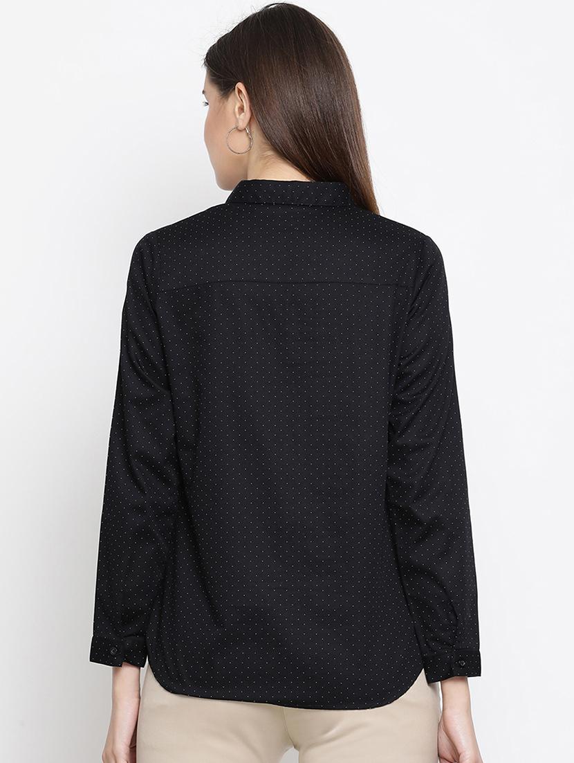long sleeved polka dot shirt - 16948605 - Zoom Image - 4