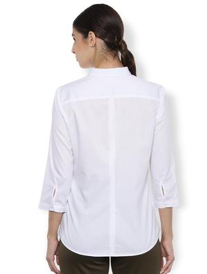 concealed placket solid shirt - 16948641 - Standard Image - 2