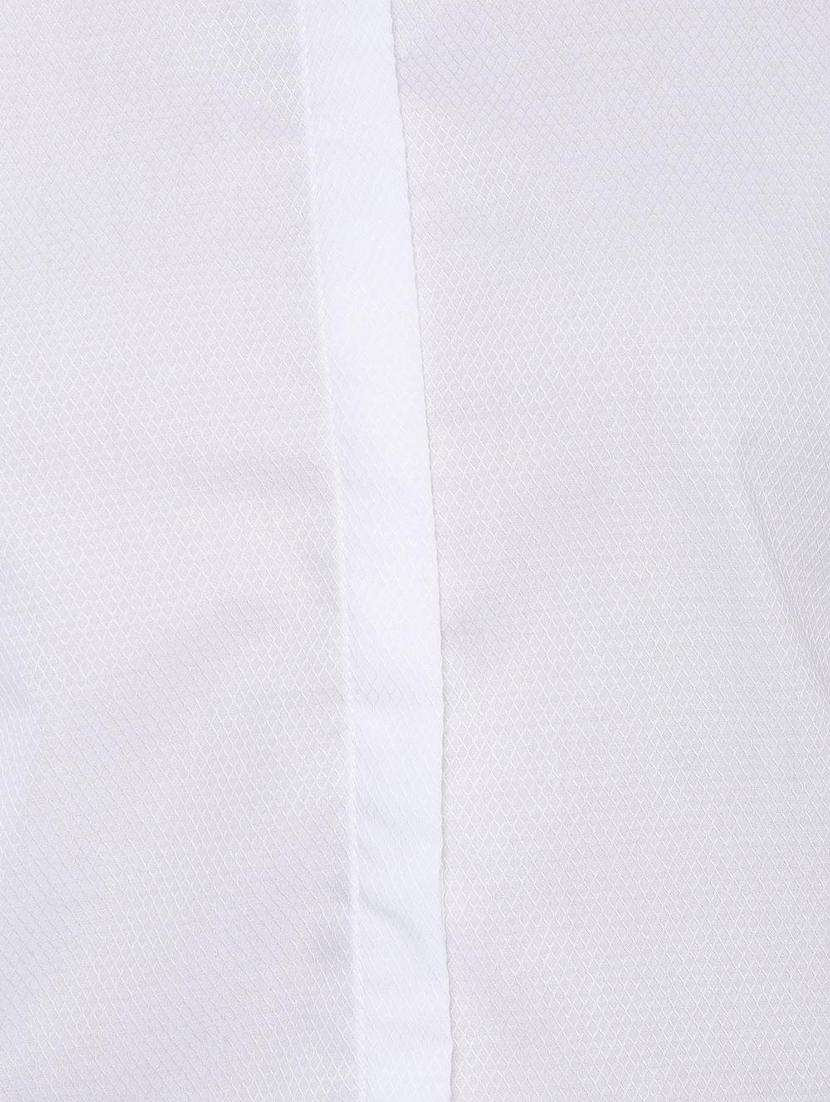 concealed placket solid shirt - 16948641 - Zoom Image - 4