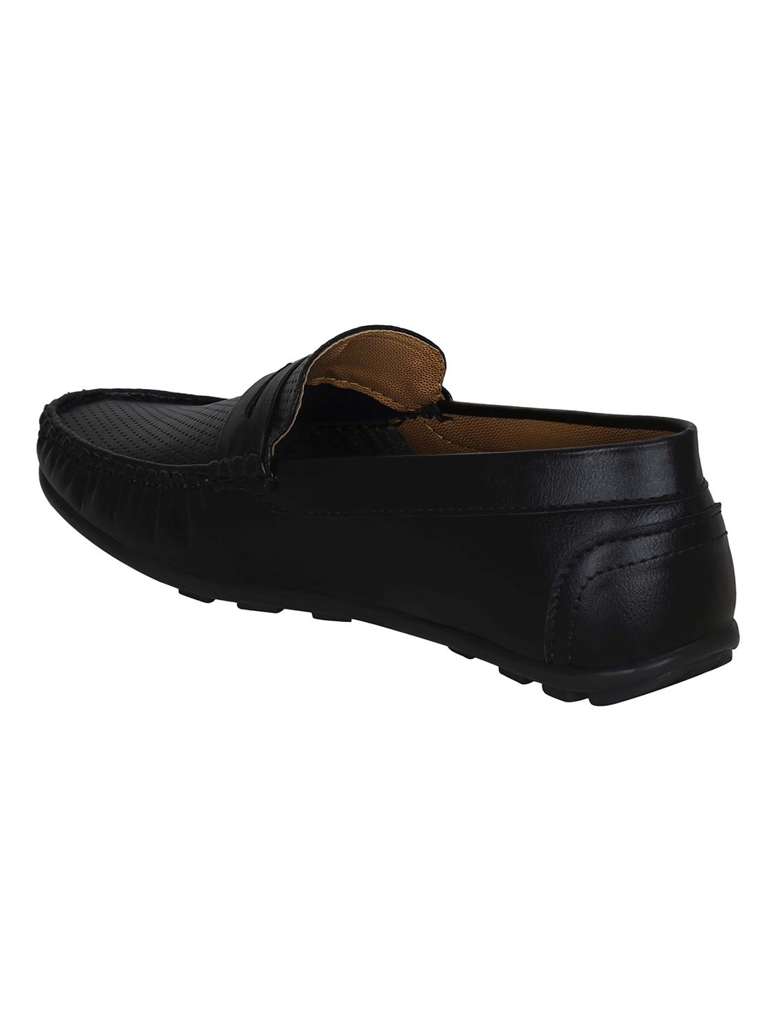 black slip on loafers - 16948791 - Zoom Image - 3