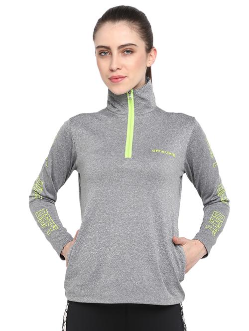 zip closure turtle neck sweatshirt - 16949483 - Standard Image - 1