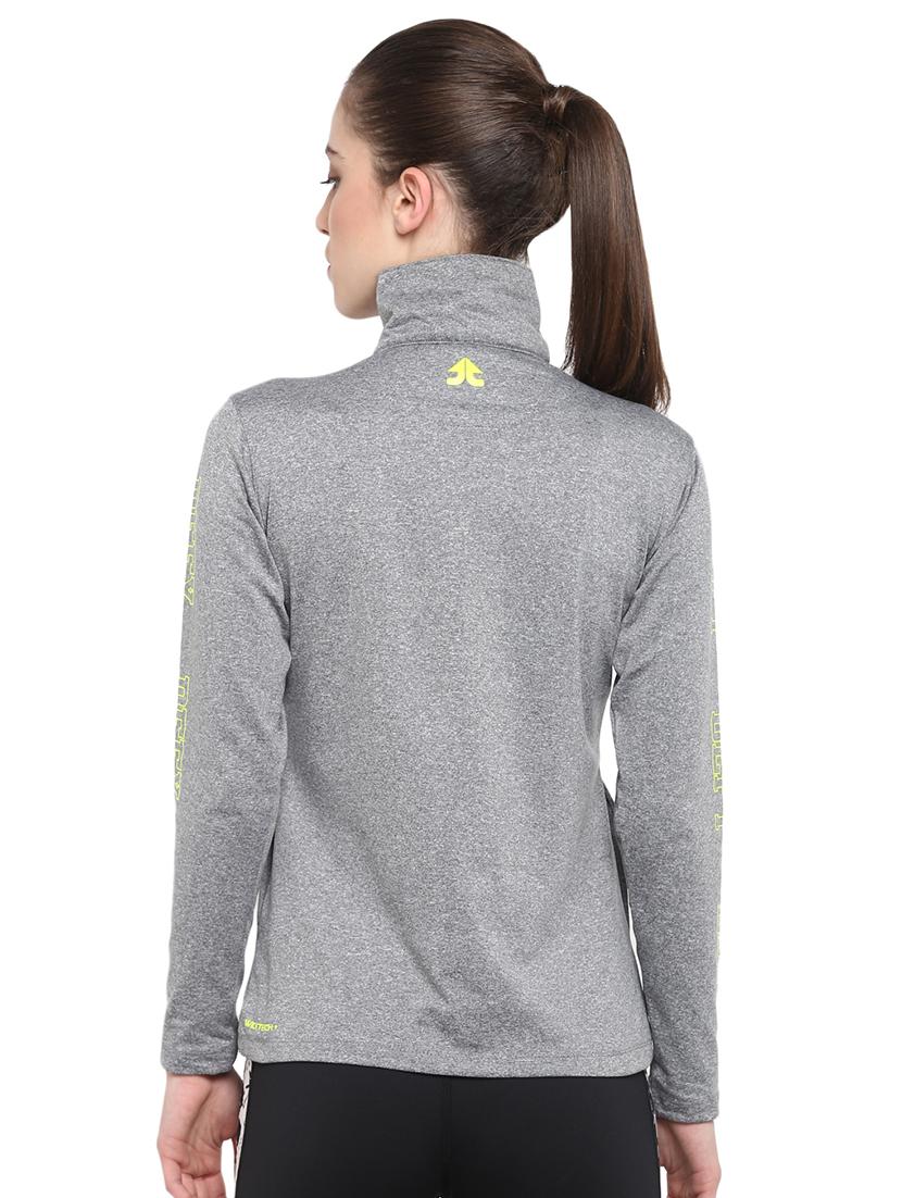 zip closure turtle neck sweatshirt - 16949483 - Zoom Image - 3