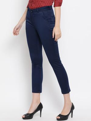 mid rise chinos trousers - 16949543 - Standard Image - 2