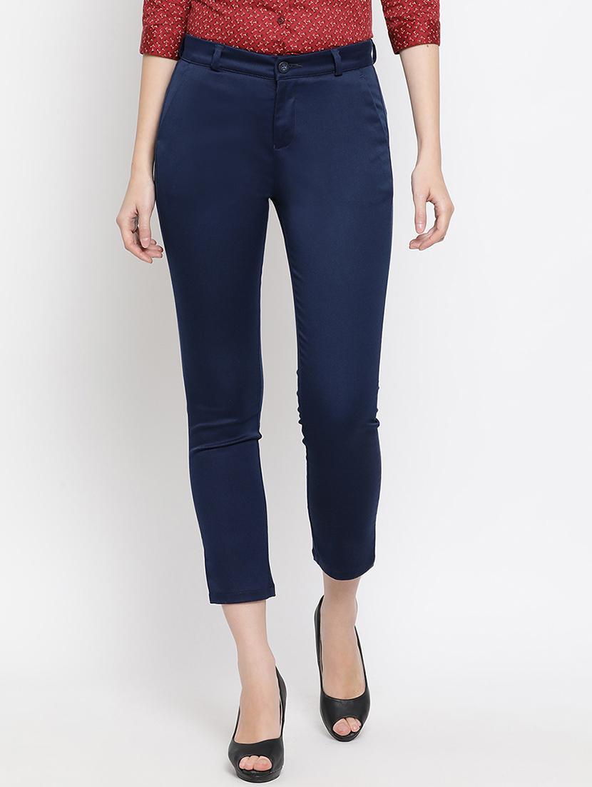 mid rise chinos trousers - 16949543 - Zoom Image - 1