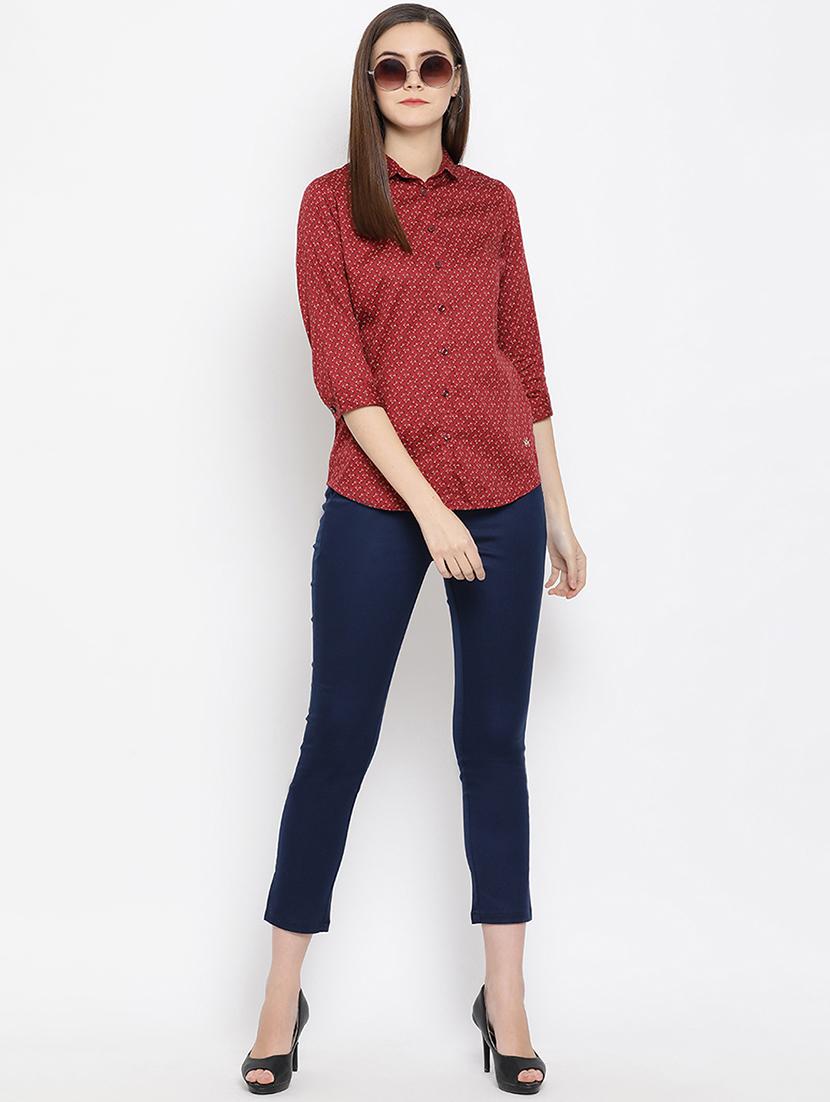 mid rise chinos trousers - 16949543 - Zoom Image - 5