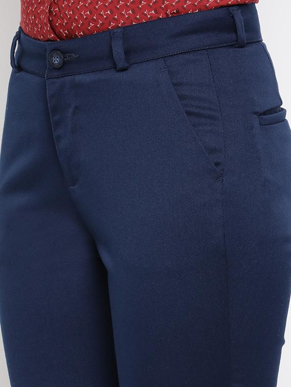 mid rise chinos trousers - 16949543 - Zoom Image - 6
