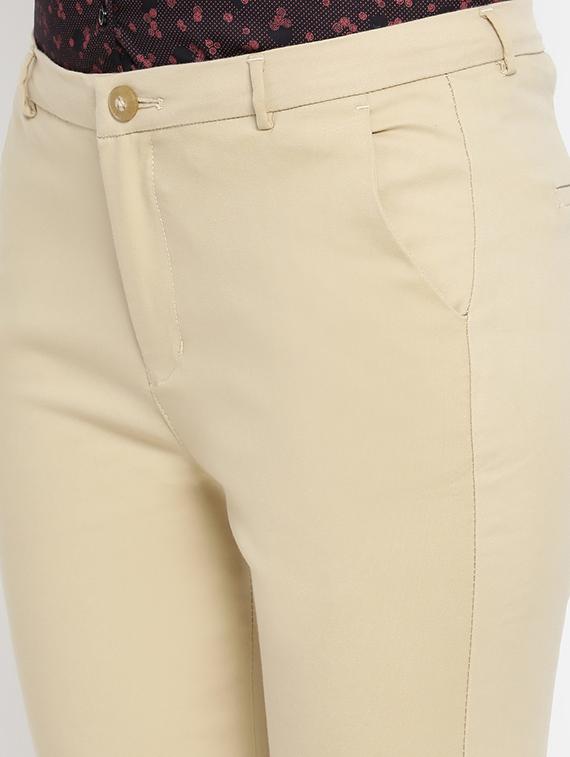 mid rise chinos trousers - 16949544 - Zoom Image - 6