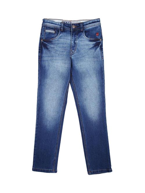 blue denim distressed jean - 16949909 - Standard Image - 1